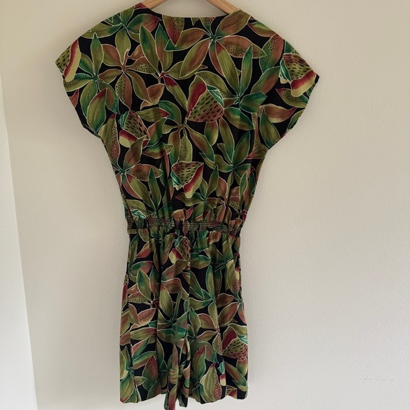 Vintage Hilo Hattie Hawaiian Print Romper 100% Cotton L - Picture 9 of 13